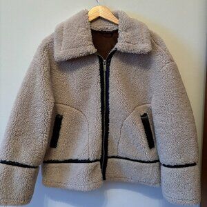 Primark Teddy Fleece Shearling Jacket S